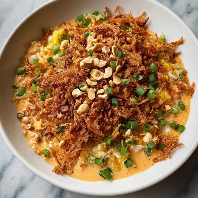 Chicken Crispy Rice Salad with Peanut Dressing Recipe