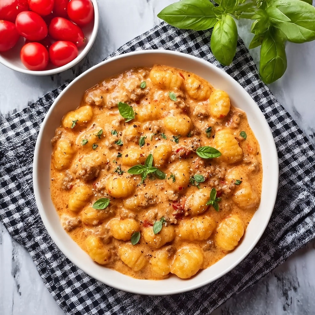One Pan Italian Sausage Gnocchi Recipe