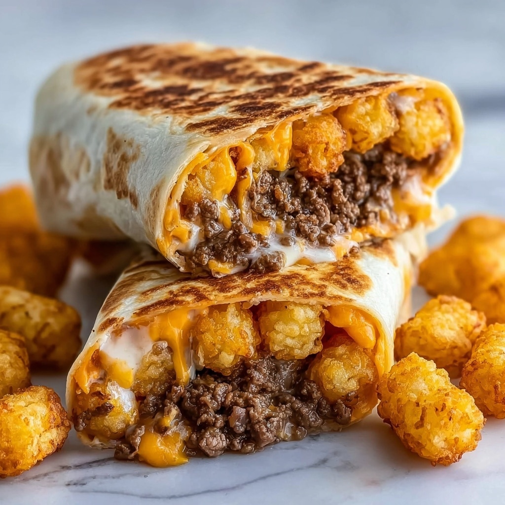 Cheesy Potato Burritos Comfort Meal Recipe