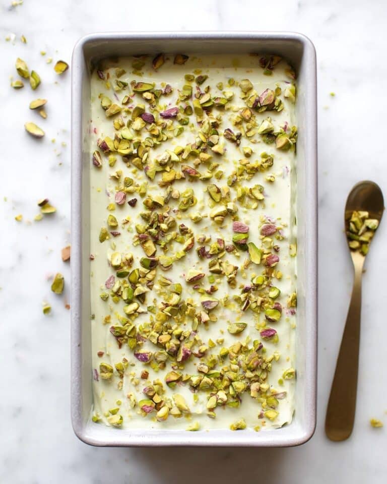 Healthy Almond Pistachio Frozen Yogurt Recipe