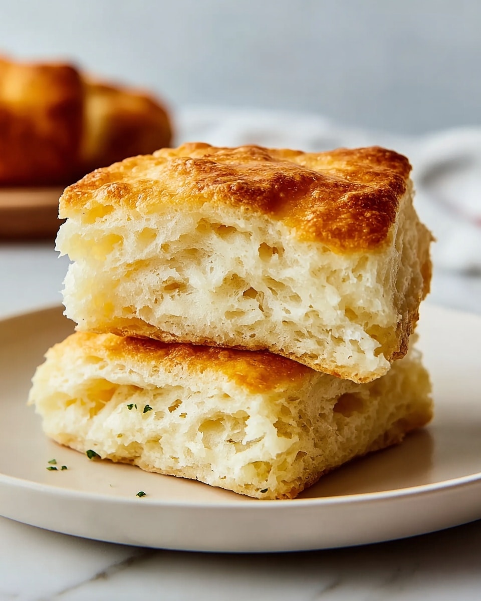White round ceramic baking dish filled with a full batch of freshly baked golden buttermilk biscuits, showing their fluffy textured tops lightly browned to perfection, all arranged closely together to display the entire uncut batch, photographed from a 3/4 angle on a white marble countertop with natural lighting, styled as a rustic homemade comfort food hero shot, photo taken with an iphone --ar 4:5 --v 7