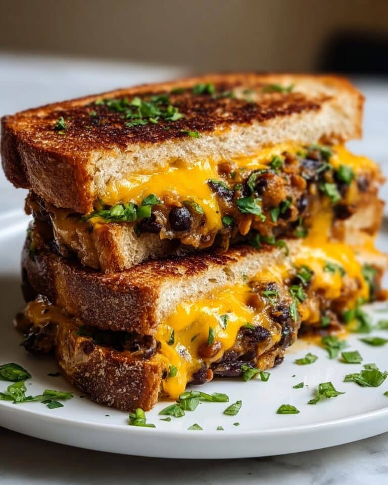 Black Bean Grilled Cheese Sandwich Recipe