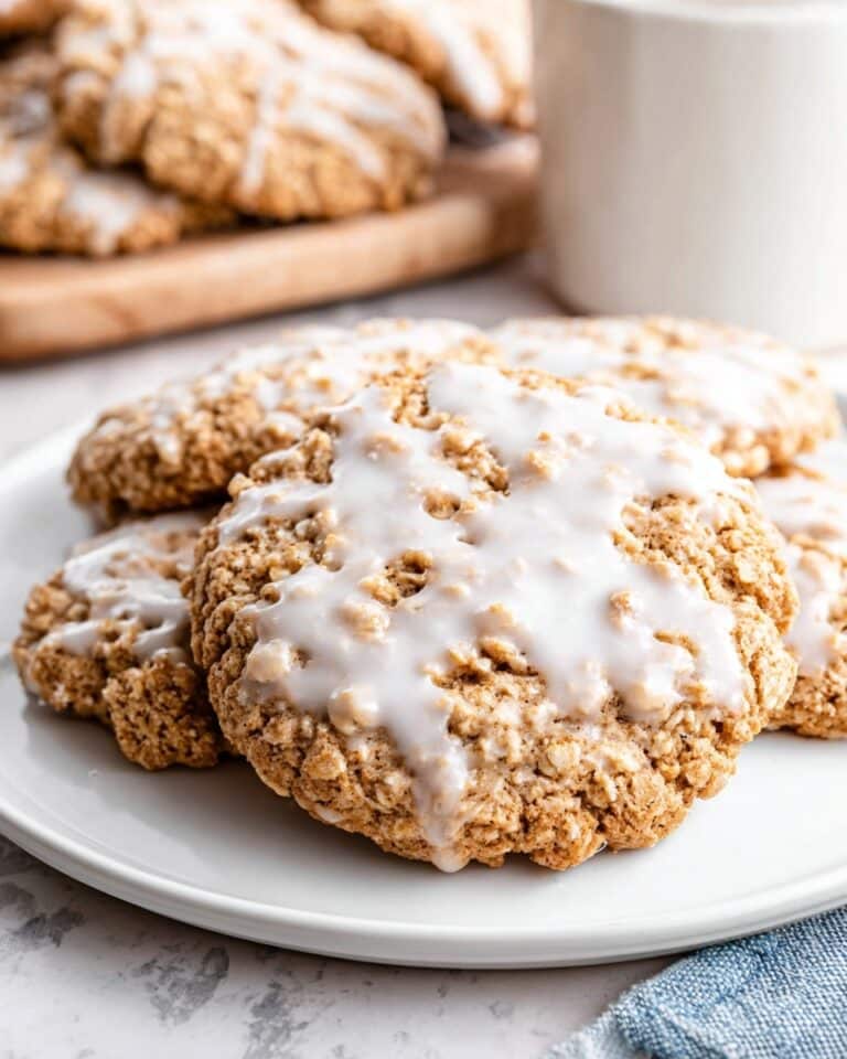 Old Fashioned Iced Oatmeal Cookies Recipe