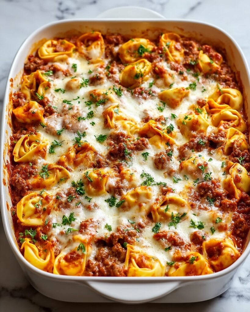 Irresistible Beefy Tortellini Bake for Cozy Nights Recipe