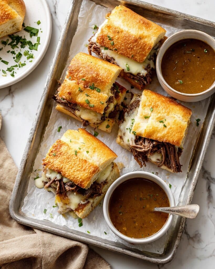 Slow Cooker French Dip Sandwiches Recipe