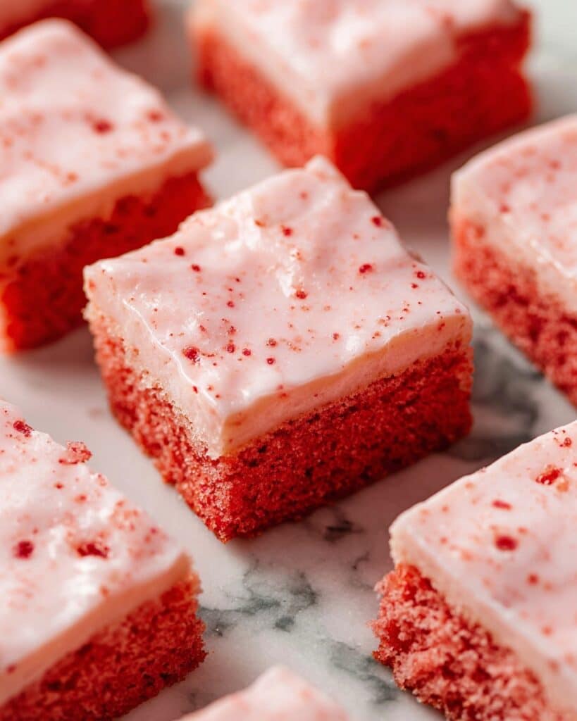Super Easy Strawberry Brownies Recipe
