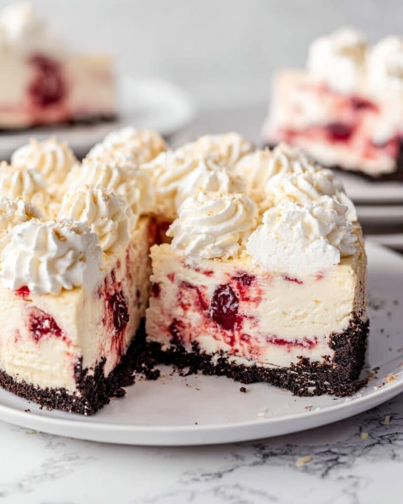 White Chocolate Raspberry Cheesecake Recipe