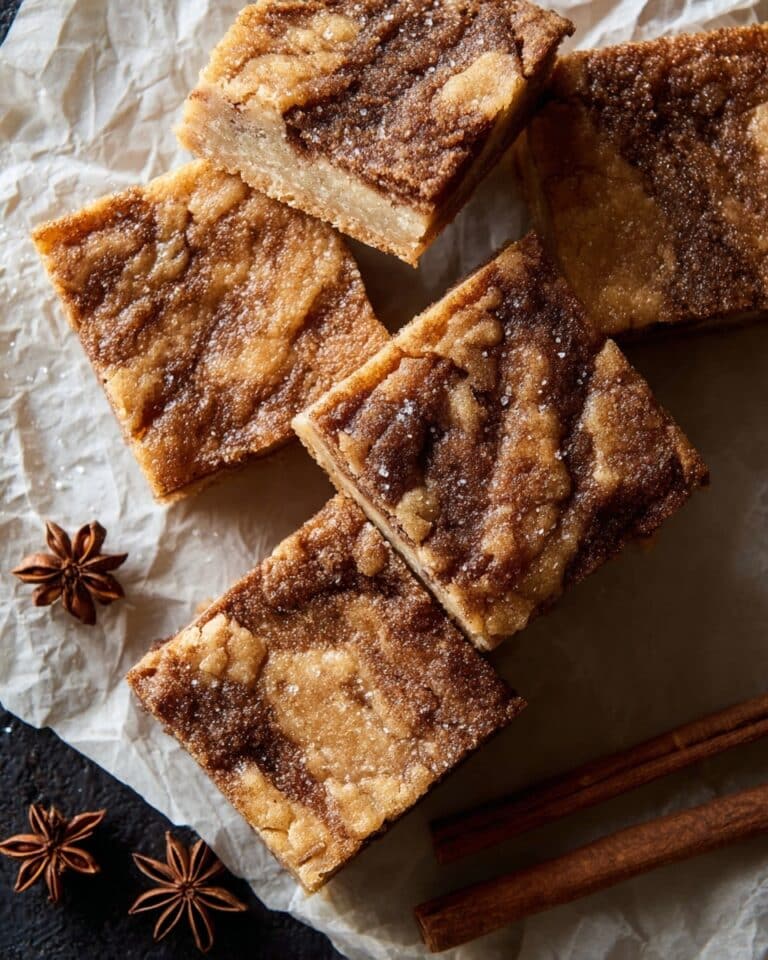 Cinnamon Swirl Snickerdoodle Blondies Recipe