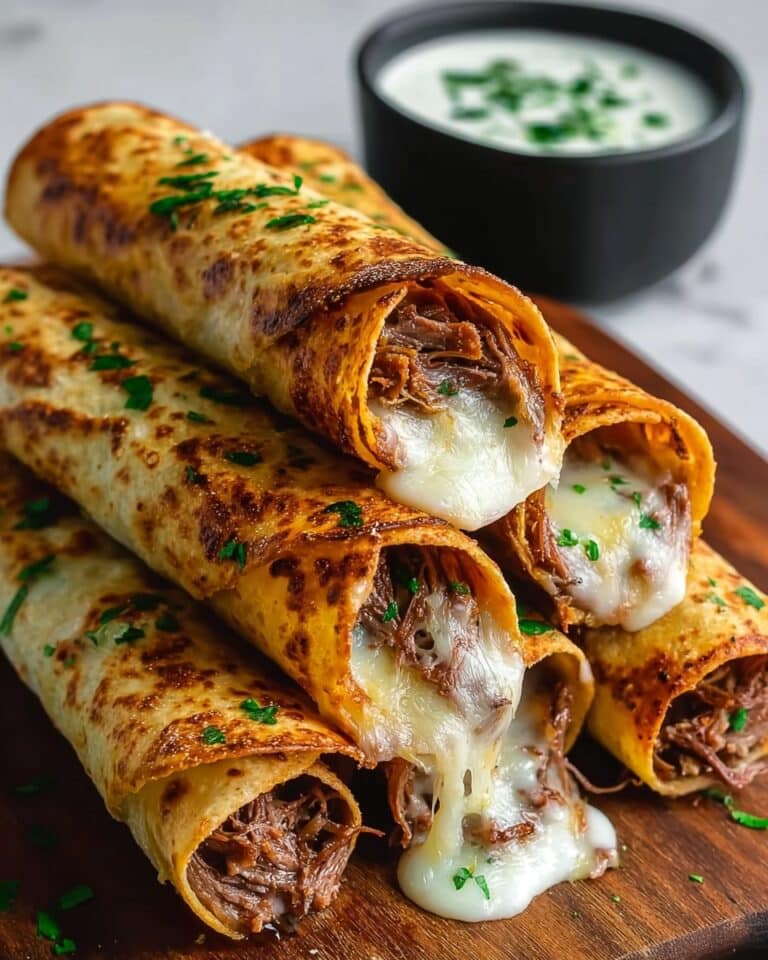 French Dip Tortilla Roll Ups Recipe