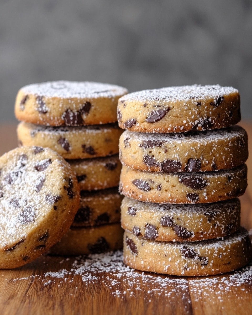 Espresso Shortbread Cookies with Toffee Chunks Recipe - Recipe Image