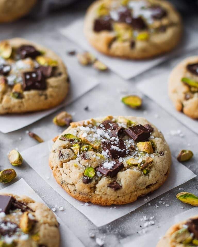 Chocolate Pistachio Cookies Recipe
