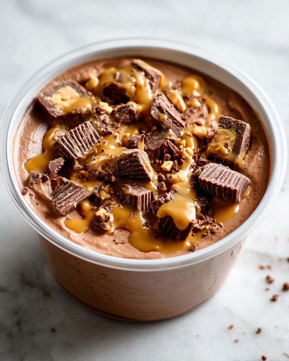Chocolate Peanut Butter Protein Ice Cream (Ninja Creami) Recipe