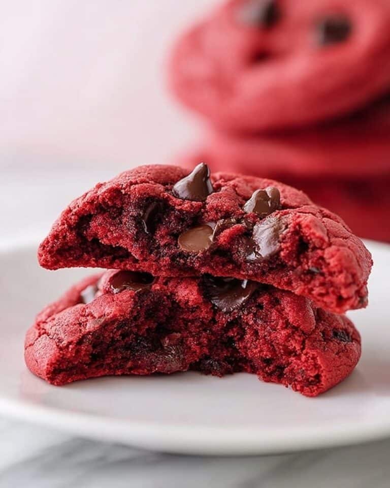 Red Velvet Chocolate Chip Cookies Recipe