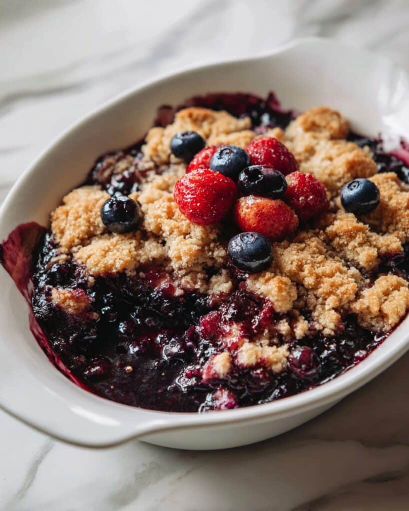 3-Ingredient Blueberry Dump Cake Recipe