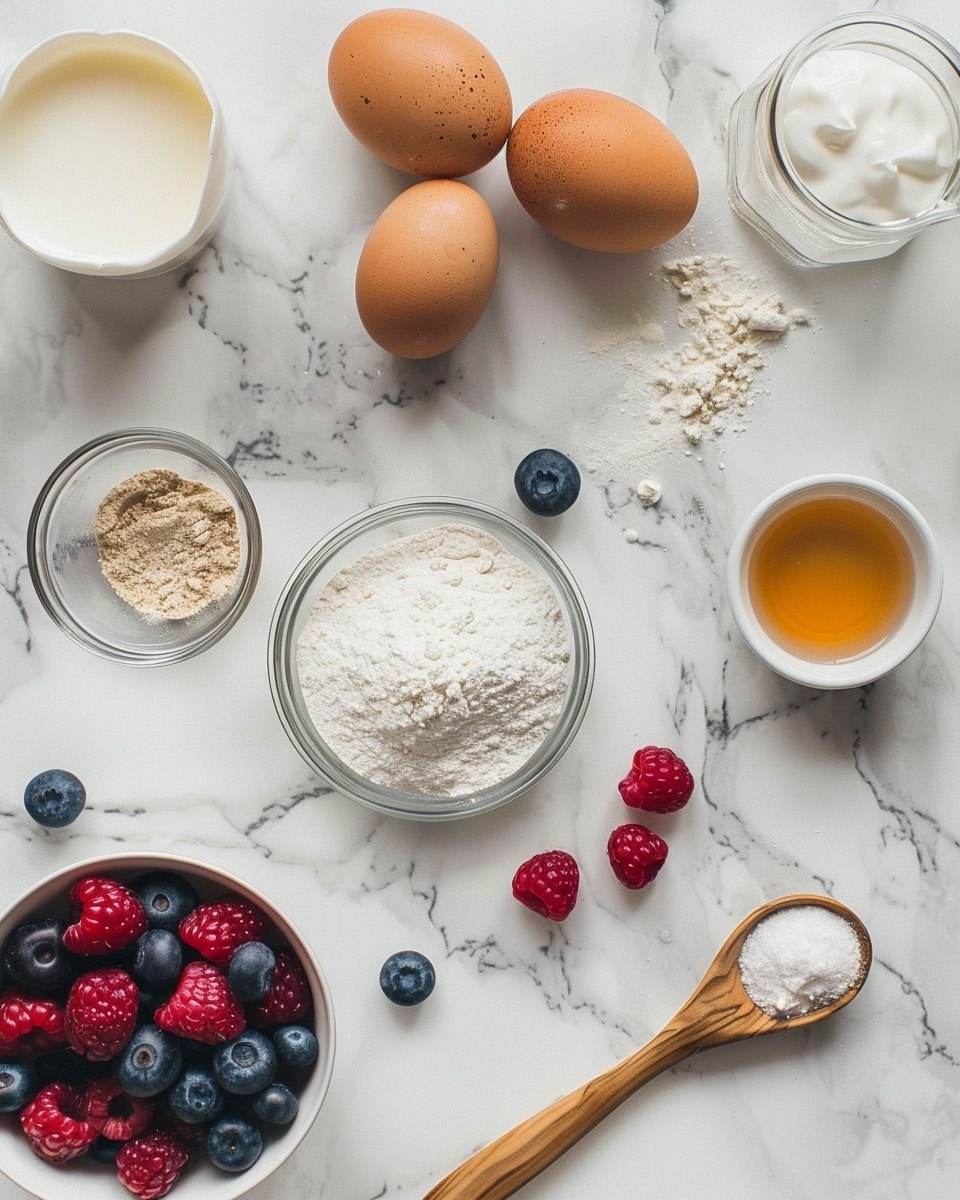 Single white plate with one delicate rolled crepe filled with fresh sliced strawberries and whole raspberries, topped with a generous swirl of whipped cream crowned by a raspberry, lightly dusted with powdered sugar, close-up angled shot revealing the soft texture of the crepe and vibrant red fruit inside, natural lighting on white marble surface, styled like a food blog individual serving photo taken with an iphone --ar 4:5 --v 7