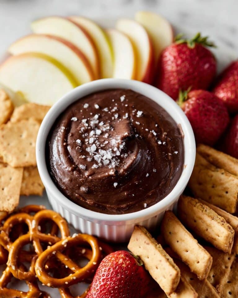 Brownie Batter Chocolate Hummus Recipe