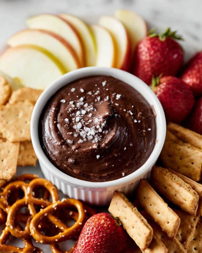 Brownie Batter Chocolate Hummus Recipe