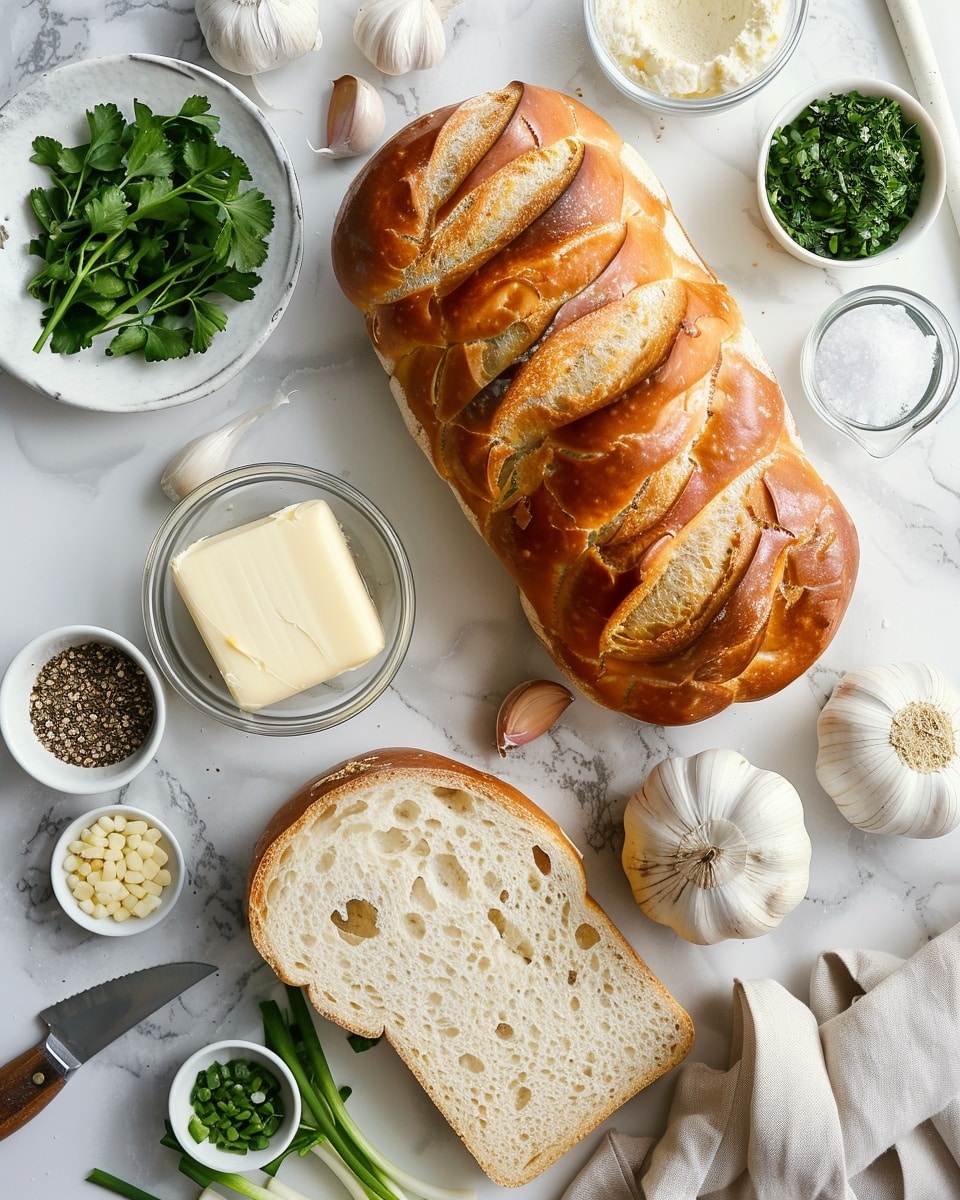 Single white plate with one golden brown garlic pull-apart bread piece, showing a close-up angled view of soft, fluffy interior texture oozing with melted butter and speckled with finely chopped fresh parsley and toasted sesame seeds, the bread’s crust shiny and perfectly baked, placed on a white marble surface with natural lighting highlighting the crispy edges and tender crumb, styled like a food blog intimate serving photo taken with an iphone --ar 4:5 --v 7