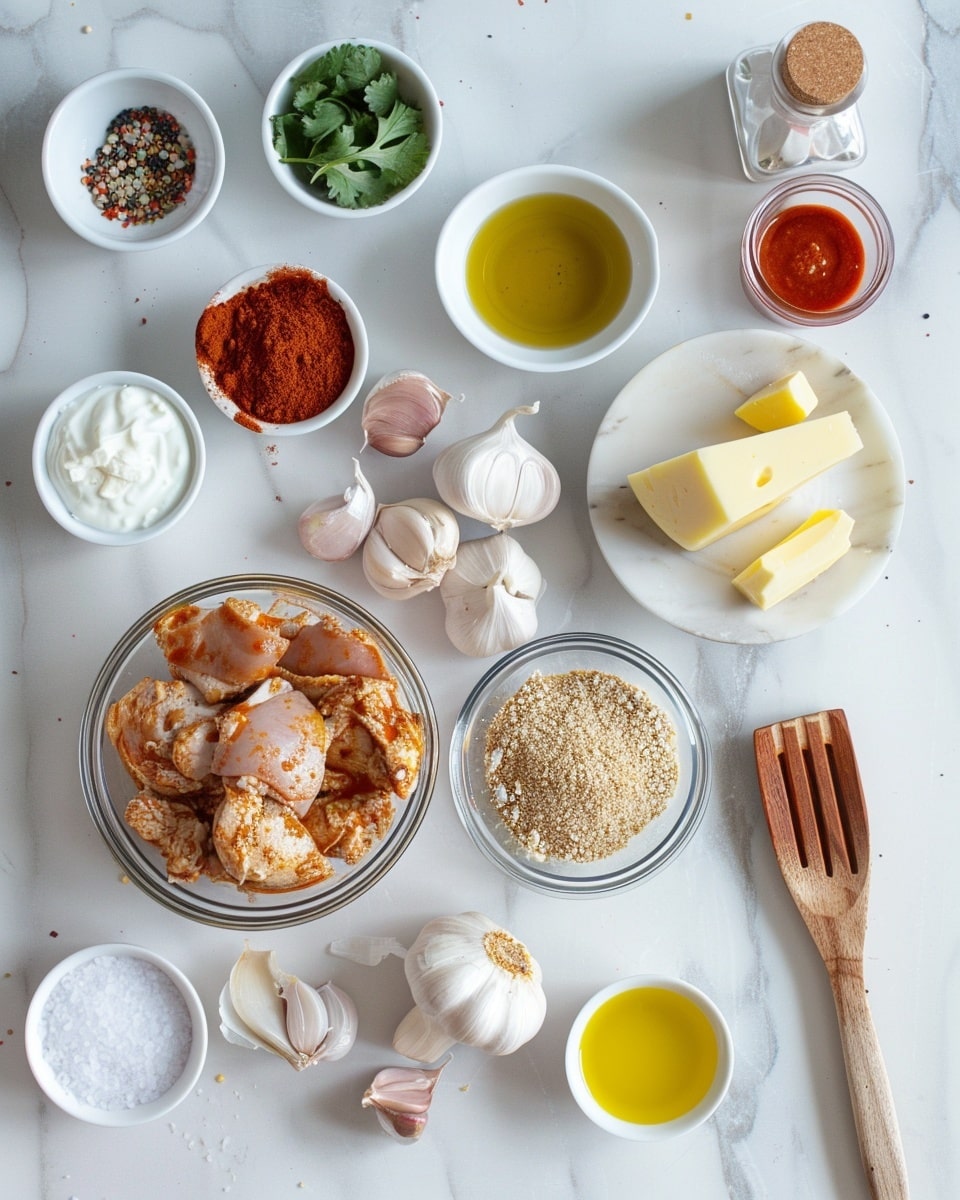 Single white bowl showing a plated serving of creamy turmeric chicken curry with tender chunks of chicken enveloped in a glossy, vibrant golden sauce, accompanied by fluffy white rice on one side, and a piece of soft naan bread tucked neatly at the edge, close-up angled view emphasizing the rich sauce texture and moist interior of the chicken pieces, placed on a white marble surface in natural lighting, styled like a cozy food blog serving photo taken with an iphone --ar 4:5 --v 7