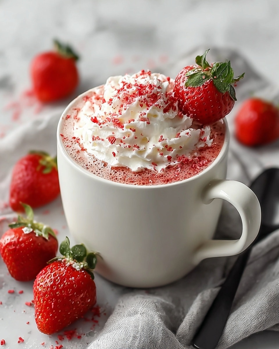 Delicious Strawberry Mug Cake in Just 4 Minutes Recipe