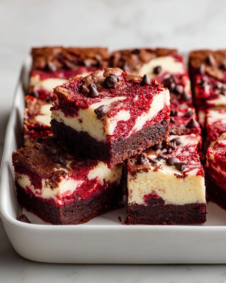 Irresistible Red Velvet Cheesecake Brownies for Valentine’s Day Recipe