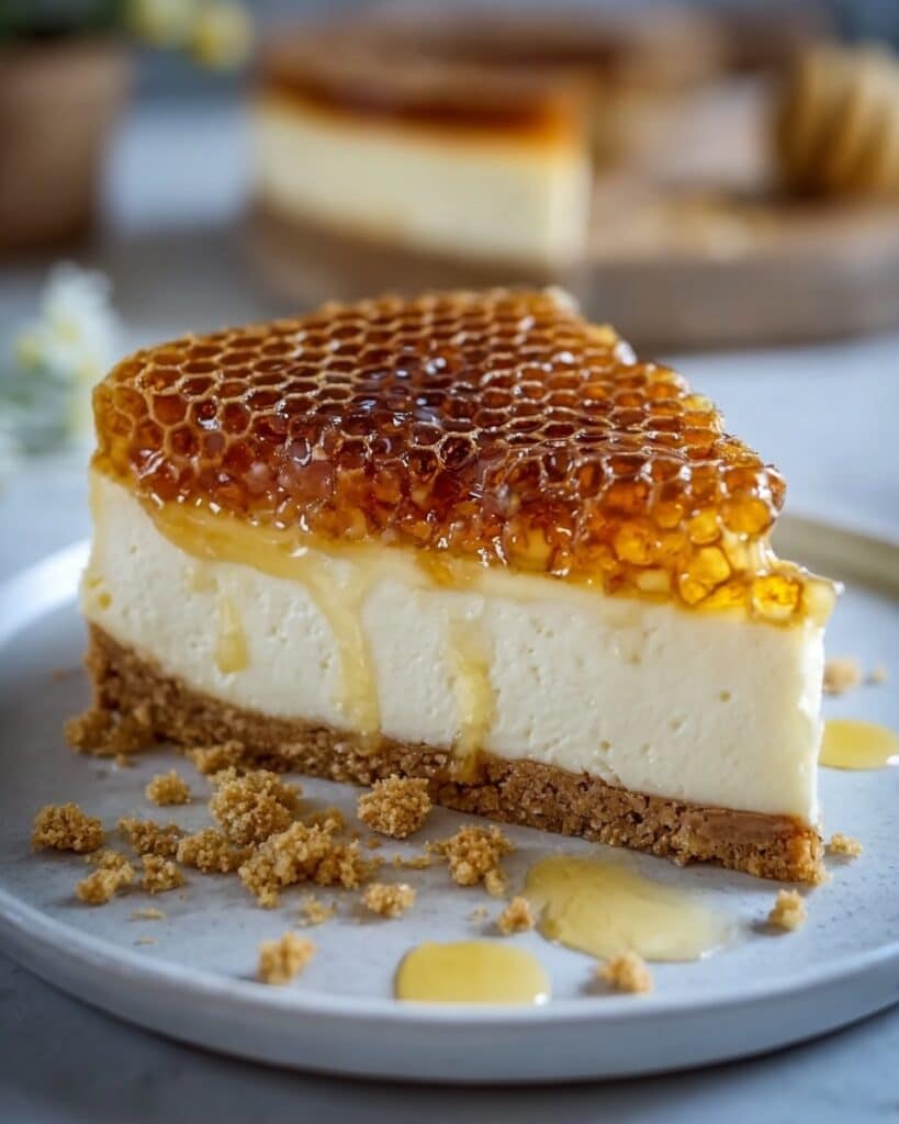 Lemon Lavender Cheesecake with Honeycomb Recipe
