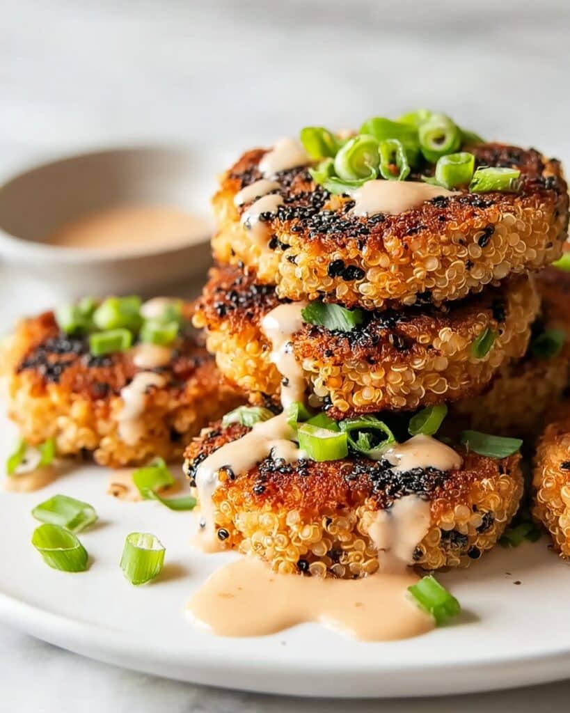 Bold Asian-Style Tuna Cakes with Spicy Mayo Recipe