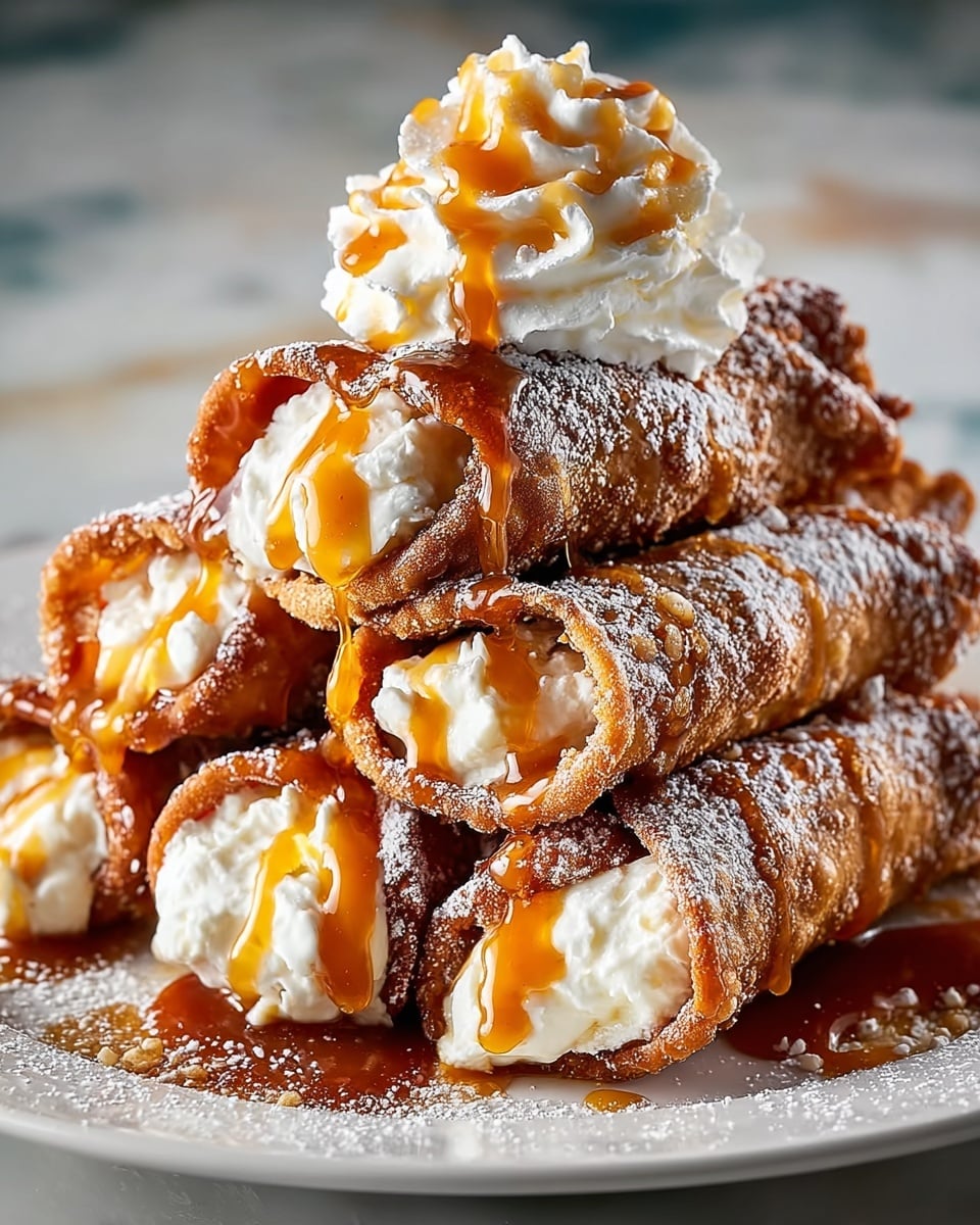 Cinnamon Roll Cheesecake Chimichanga Recipe