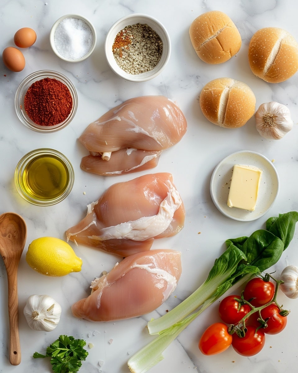 Single white plate showcasing a crispy fried chicken sandwich portion with a golden crunchy chicken fillet, fresh green lettuce, and a generous dollop of creamy herb sauce speckled with parsley, all nestled inside a glossy toasted bun, close-up angled shot highlighting the crispy texture of the chicken and the fresh ingredients, set on a white marble surface with natural lighting, styled like a food blog serving ready to eat, photo taken with an iphone --ar 4:5 --v 7