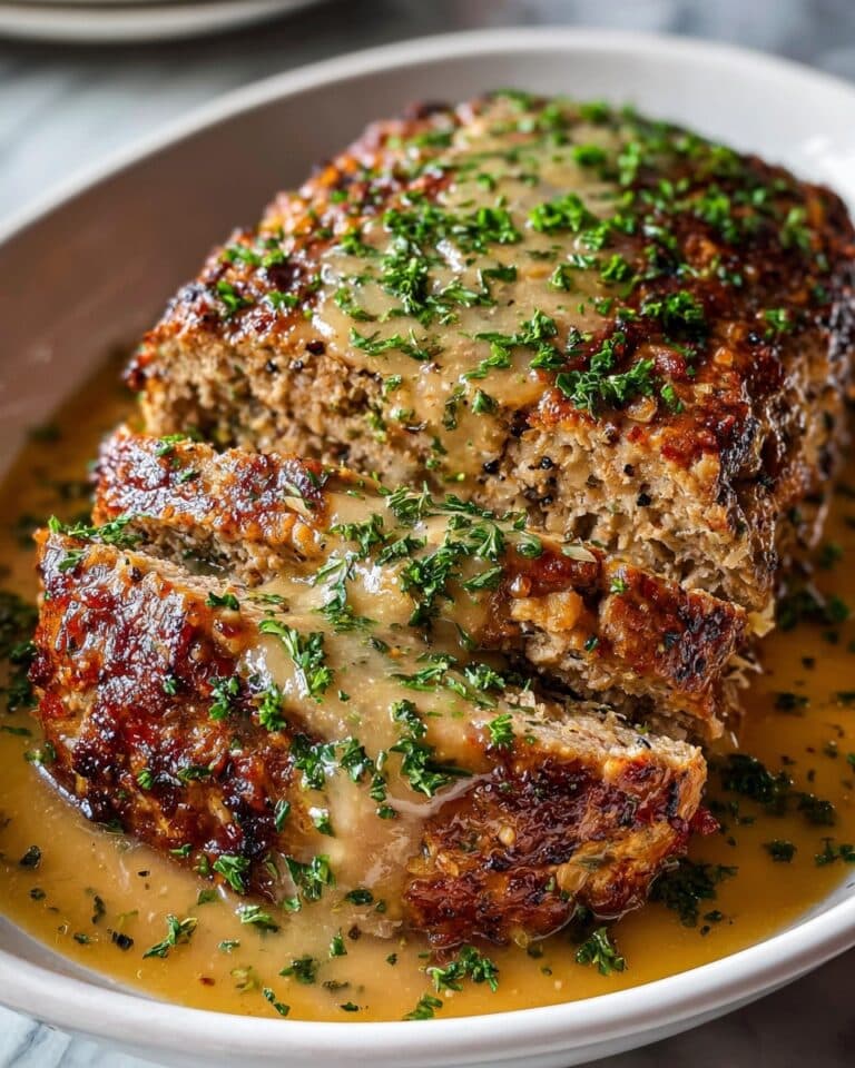 Garlic Parmesan Chicken Meatloaf Recipe