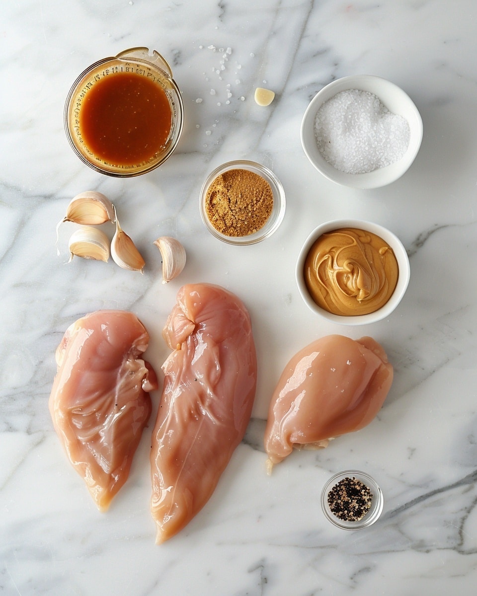 Single white bowl presenting a plated serving of grilled chicken pieces smothered in creamy peanut sauce, garnished with chopped peanuts and fresh cilantro, accompanied by a portion of fluffy white rice and two lime wedges on the side, close-up angled shot emphasizing the charred edges and rich sauce texture, set on a white marble surface with natural lighting, styled like a food blog intimate serving photo taken with an iphone --ar 4:5 --v 7