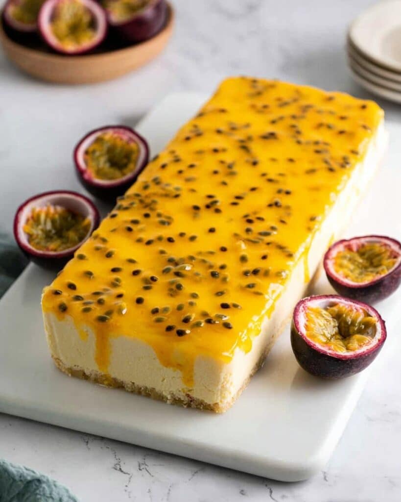 No Bake Passion Fruit Cheesecake Recipe