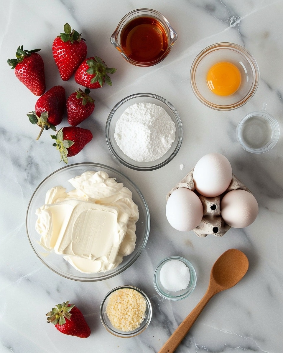 Single white plate showcasing one round stuffed dessert ball sliced open to reveal a creamy white filling inside, coated in a crumbly pink and beige coating dusted with fine sugar crystals, close-up angled shot emphasizing the smooth creamy interior contrasting with the textured outer layer, placed on a white marble surface under natural lighting, styled as a delicate plated serving from a food blog, photo taken with an iphone --ar 4:5 --v 7