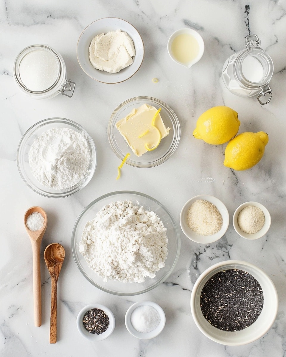 Single white plate with one lemon poppy seed muffin split in half, showing the moist, dense interior studded with black poppy seeds, angled close-up to highlight the crumb texture and subtle lemon zest, small flakes of lemon zest sprinkled gently on top, natural lighting enhanced by a white marble surface background, intimate food blog style photo taken with an iphone --ar 4:5 --v 7