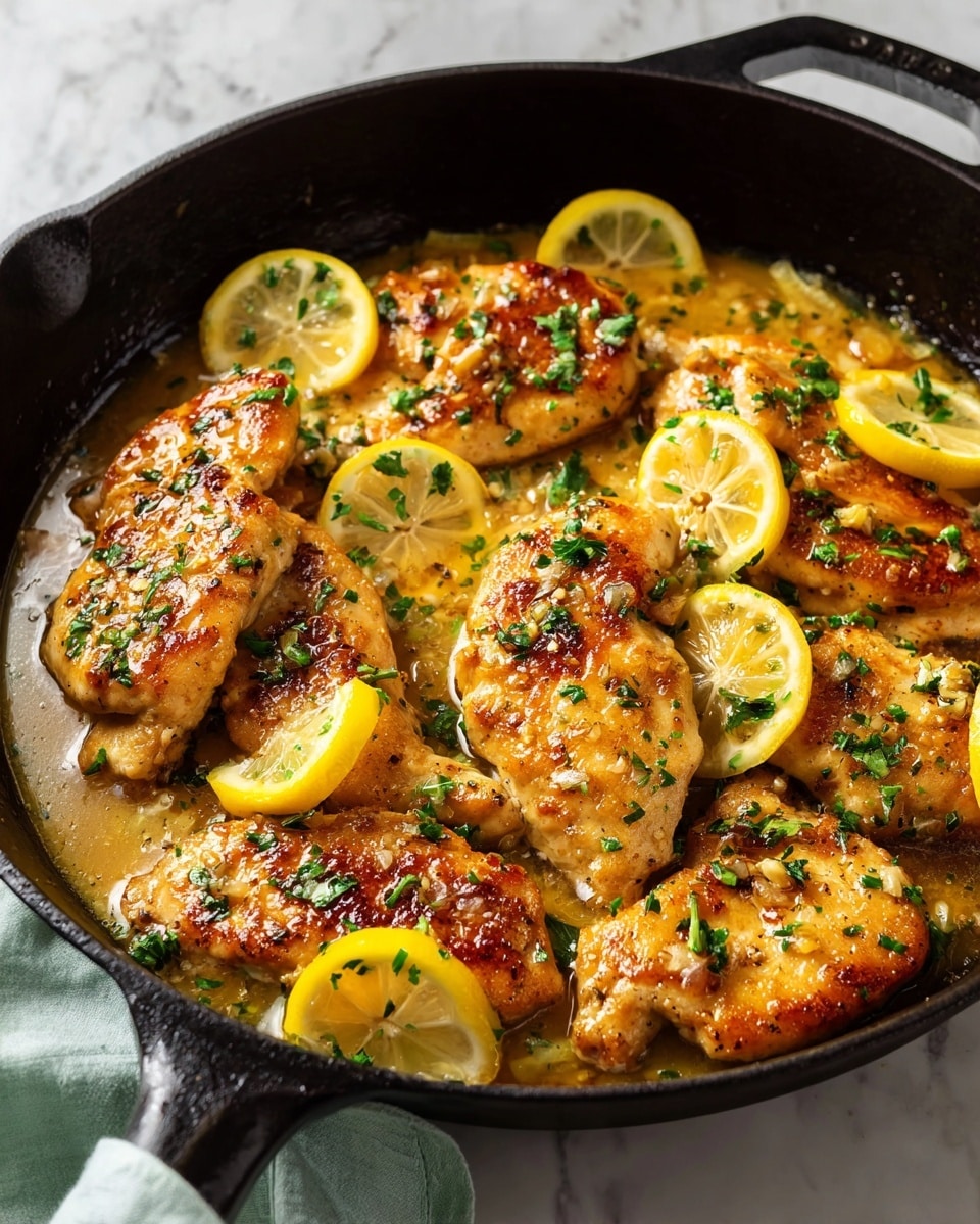 Lemon Butter Chicken Scallopini with Capers Recipe