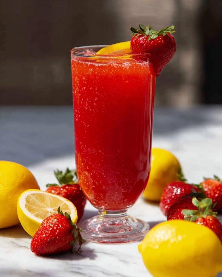 Hibiscus Tea Strawberry-Lemonade Refresher Recipe