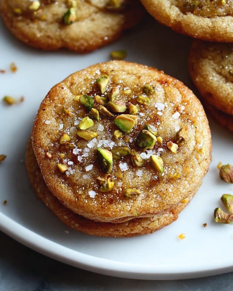 Salted Honey Pistachio Cookies Recipe