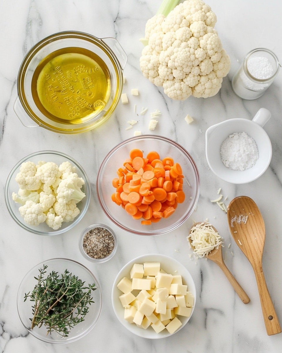Single white bowl with a close-up view of a creamy clam chowder serving, showcasing tender chunks of potato, orange carrot pieces, and bits of clam throughout the thick, rich broth, topped with fresh thyme leaves and a sprinkle of black pepper, spoon dipped into the soup, placed on white marble surface with natural lighting, styled as a ready-to-eat portion, intimate food blog style photo taken with an iphone --ar 4:5 --v 7