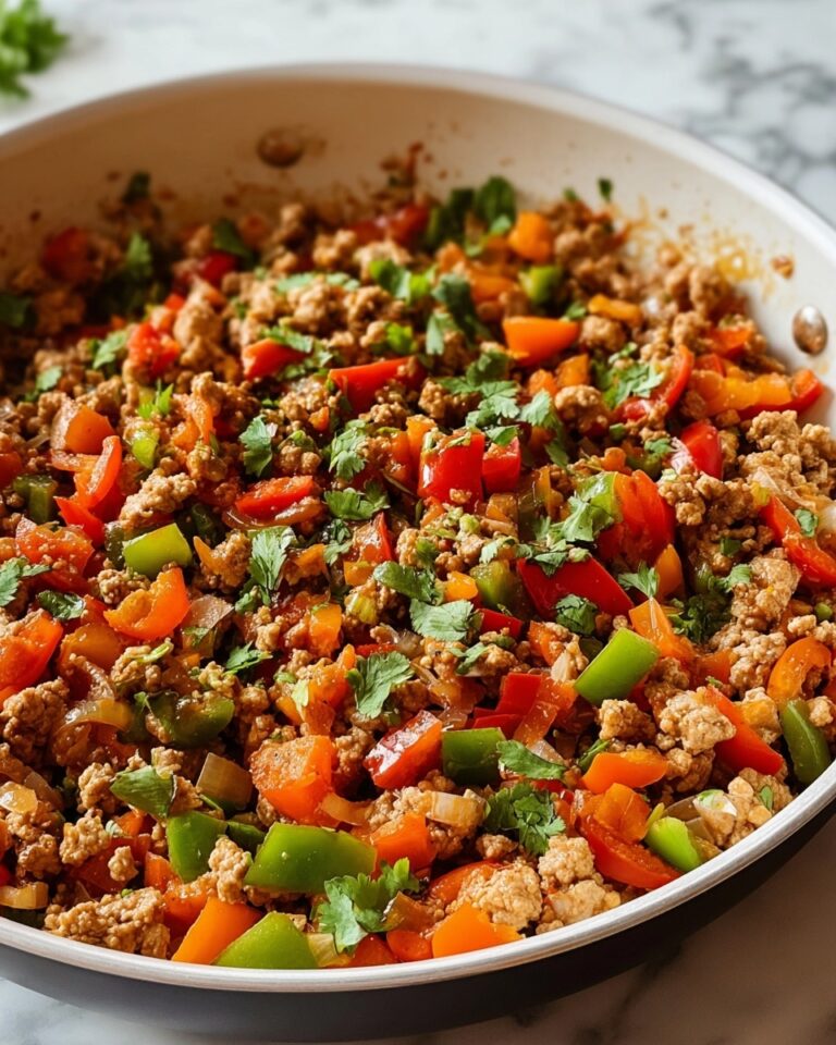 Ground Turkey and Peppers Stir-Fry Recipe