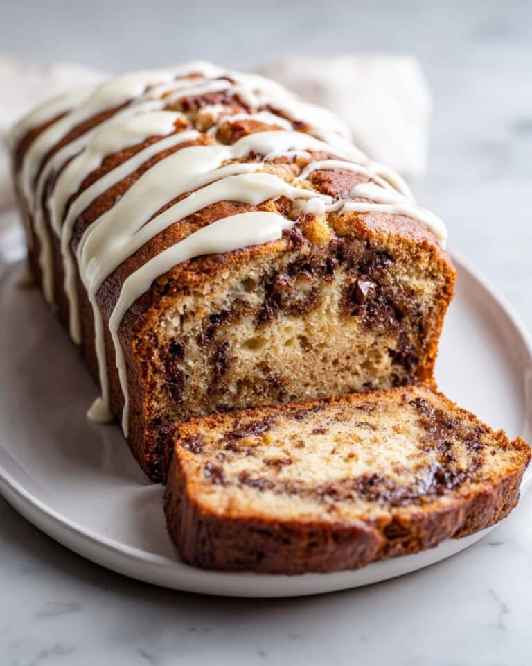 Cream Cheese Cinnamon Swirl Banana Bread Recipe
