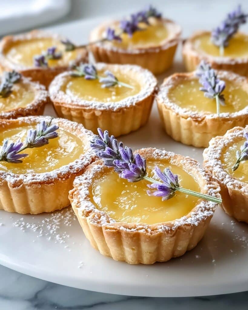 Mini Salted Honey Lavender Pies Recipe