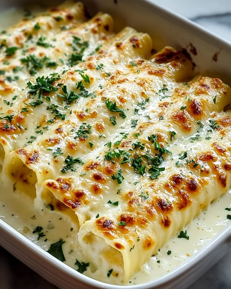 Creamy Chicken Alfredo Lasagna Rolls Recipe