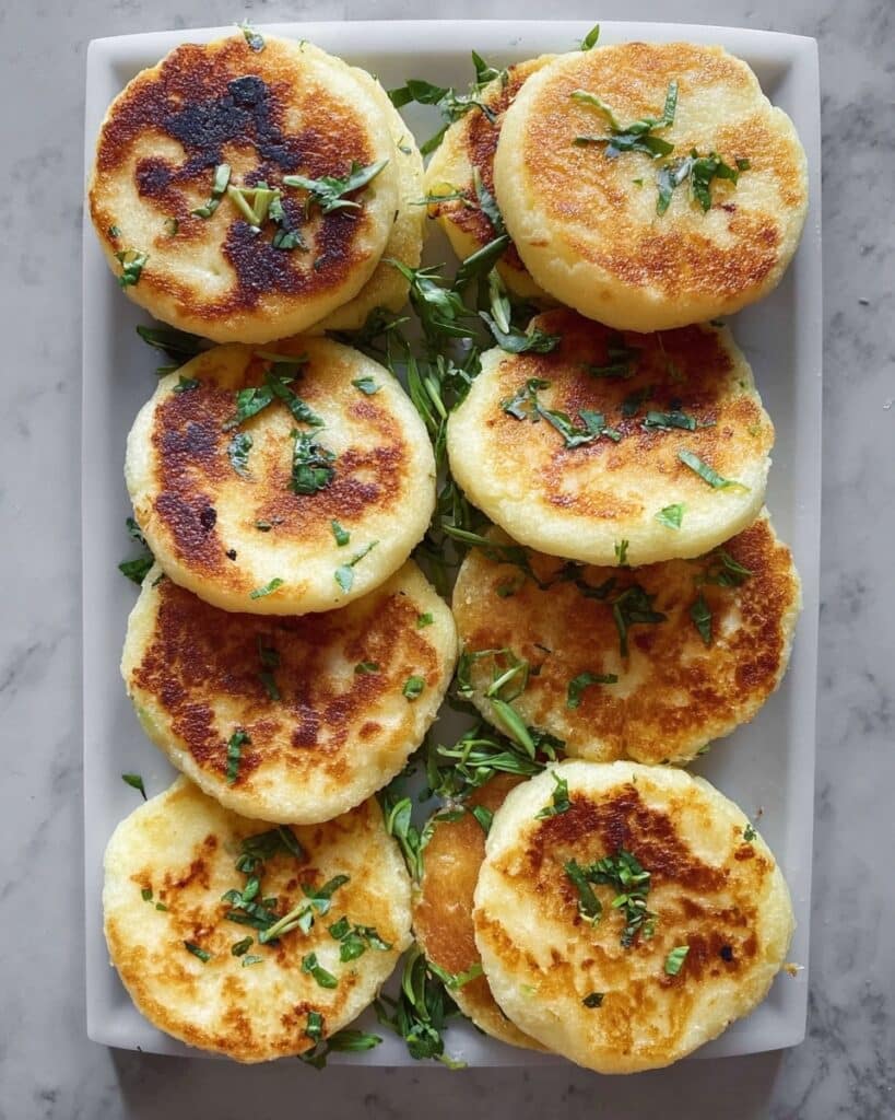 Cheesy Potato Cakes Recipe