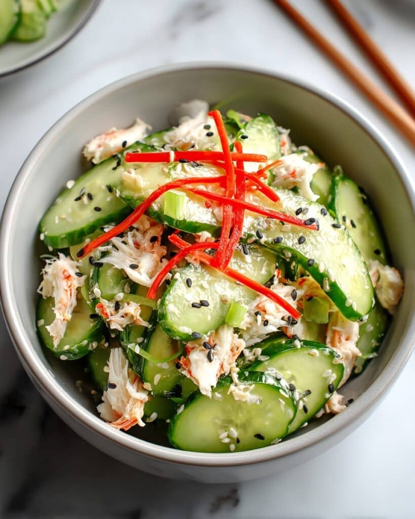 California Roll Cucumber Salad Recipe