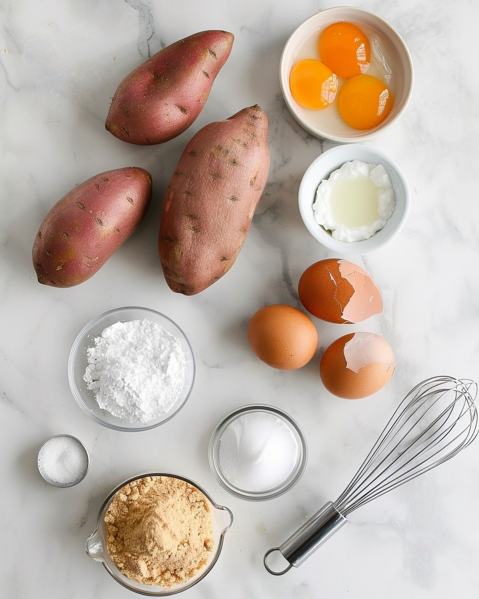 Single white plate holding one halved baked persimmon filled with smooth, creamy custard, topped with a caramelized brûlée crust that glistens under natural light, close-up view highlighting the glossy, burnt sugar surface and the vibrant orange flesh contrasting with the deep purple skin, angled to reveal the rich interior texture, set on a white marble background, intimate plated serving photo taken with an iphone --ar 4:5 --v 7