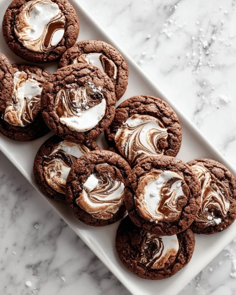 Chocolate Marshmallow Swirl Cookies Recipe
