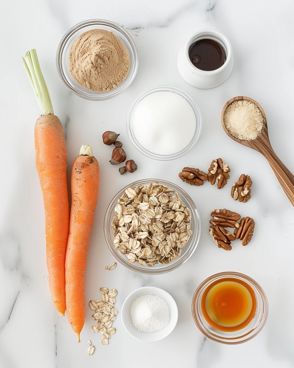 Single white plate featuring one sliced carrot muffin with visible moist crumb and finely grated carrot specks inside, highlighted by a soft interior texture and walnut pieces embedded within, warm natural lighting emphasizing the golden brown crust and tender layers, placed on a white marble surface, close-up intimate angled shot styled like a food blog serving, photo taken with an iphone --ar 4:5 --v 7