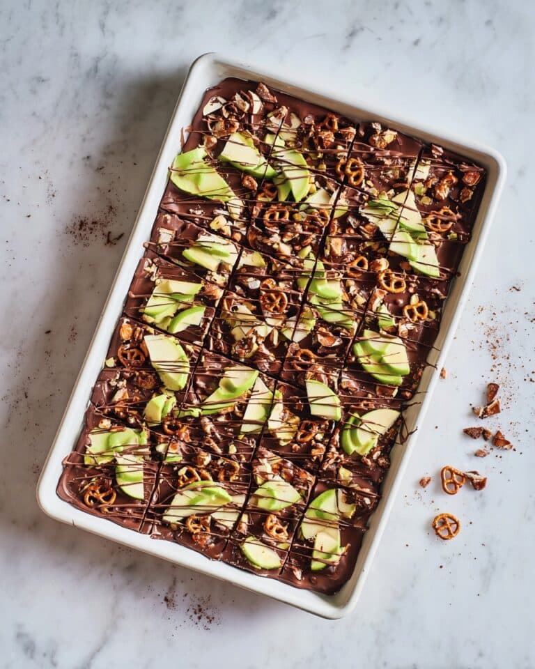 Caramel Apple Pretzel Chocolate Bark Recipe