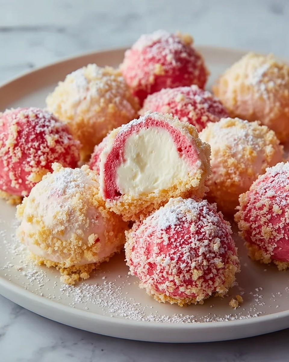 Strawberry Cheesecake Crunch Bites Recipe