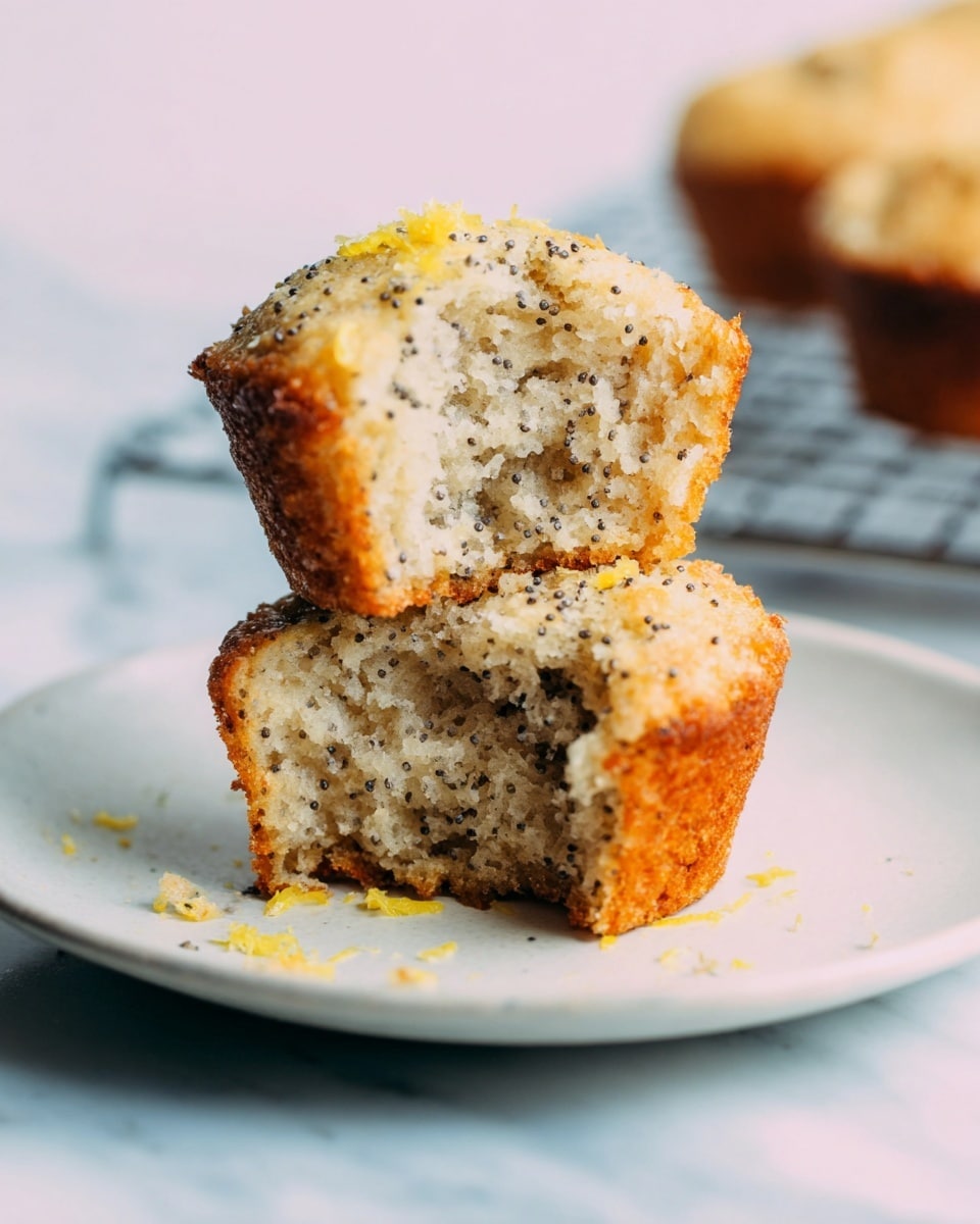 Gluten-Free Vegan Lemon Poppy Seed Muffins Recipe